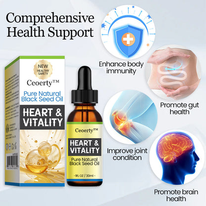 Ceoerty™ Heart & Vitality Pure Natural Black Seed Oil