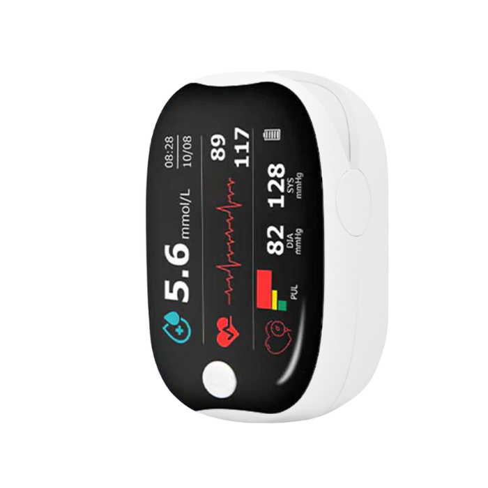 [Official Store] Ceoerty™ GlucoSense Laser Blood Glucose Monitoring Device ✅for Blood Sugar, Blood Oxygen Saturation, and Blood Pressure Measurement👍🏻 99.9% Accuracy